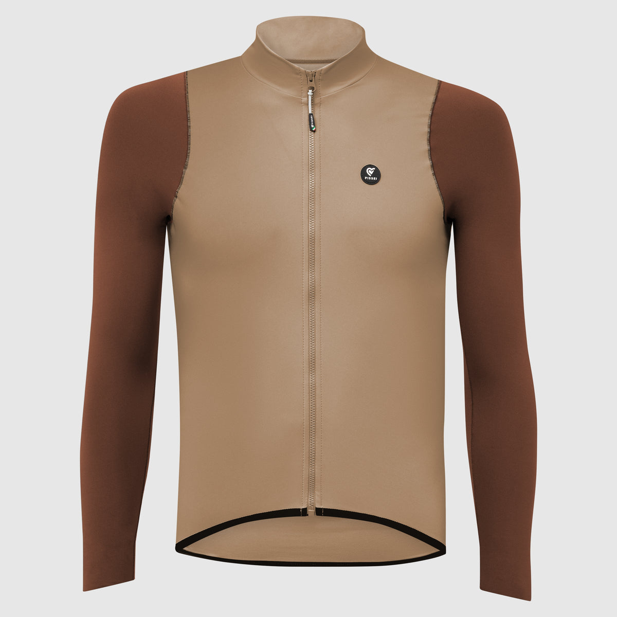 Jersey Pissei Primapelle Bicolor long sleeves - Clay espresso