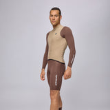 Jersey Pissei Primapelle Bicolor long sleeves - Clay espresso