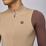 Jersey Pissei Primapelle Bicolor long sleeves - Clay espresso