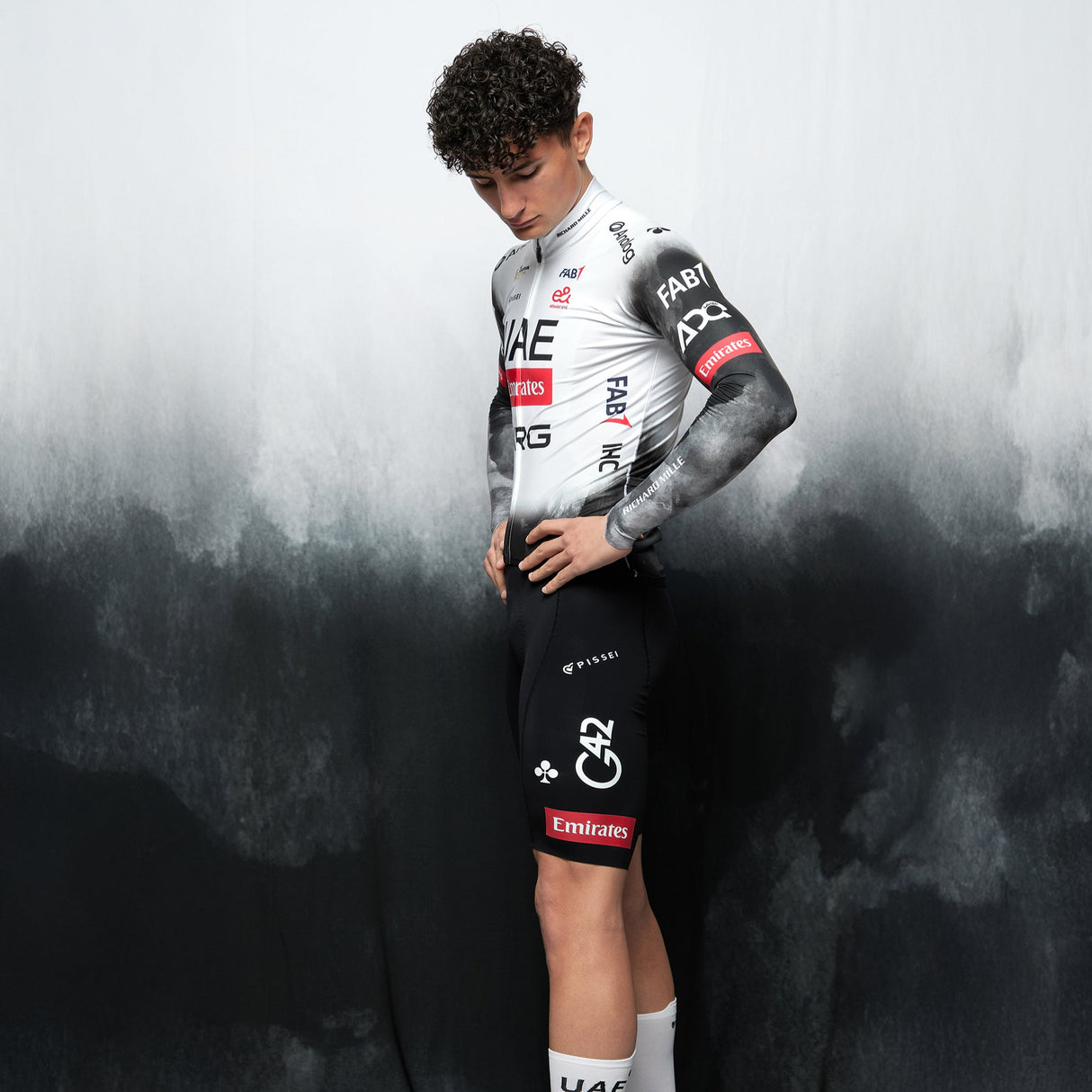 Maglia maniche lunghe Pissei UAE Team Emirates 2025 Primapelle - A
