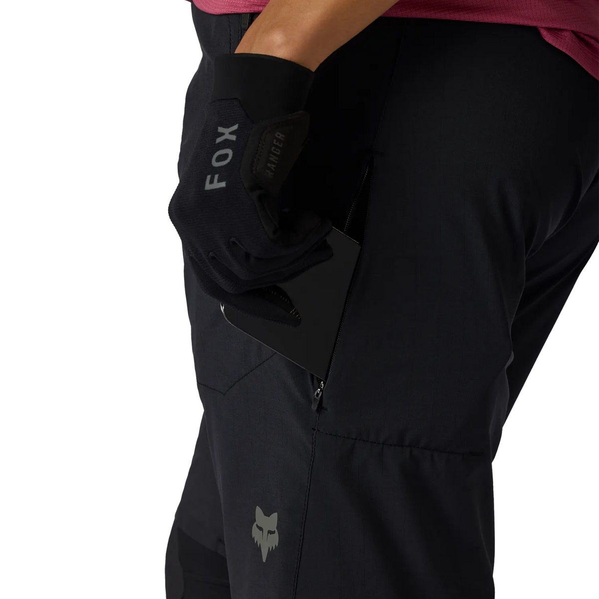 Pantalones cortos Fox btt mujer Flexair - Negro