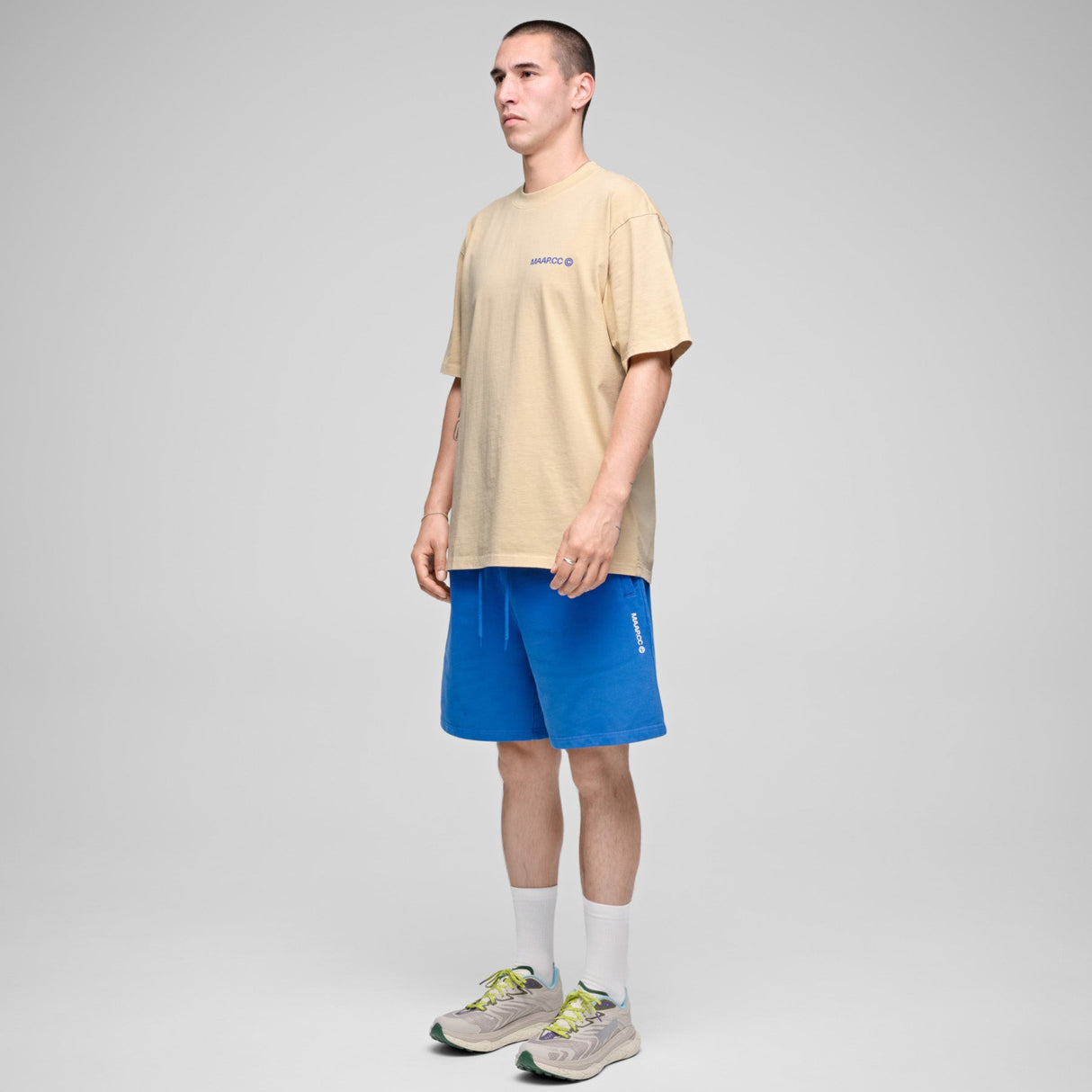 Pantaloncini Maap Essentials CC Sweat Short - Blu Maap