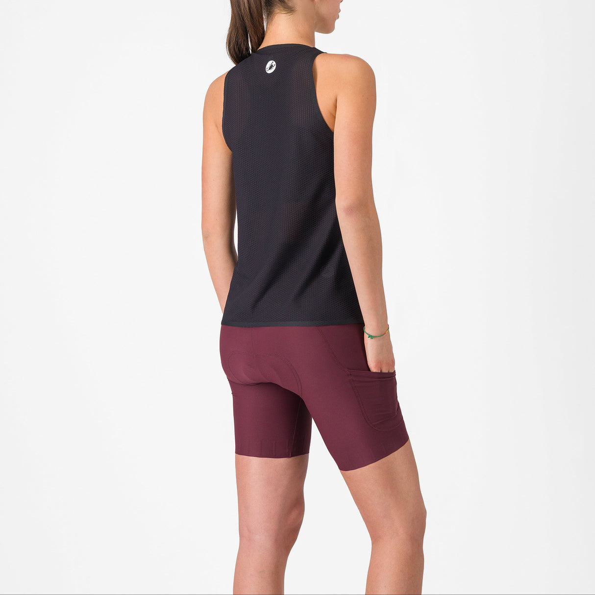 Pantaloncini donna Castelli Comfort Travel - Bordeaux Castelli