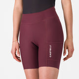 Pantaloncini donna Castelli Comfort Travel - Bordeaux Castelli
