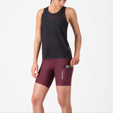 Pantaloncini donna Castelli Comfort Travel - Bordeaux Castelli