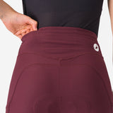Pantaloncini donna Castelli Comfort Travel - Bordeaux Castelli