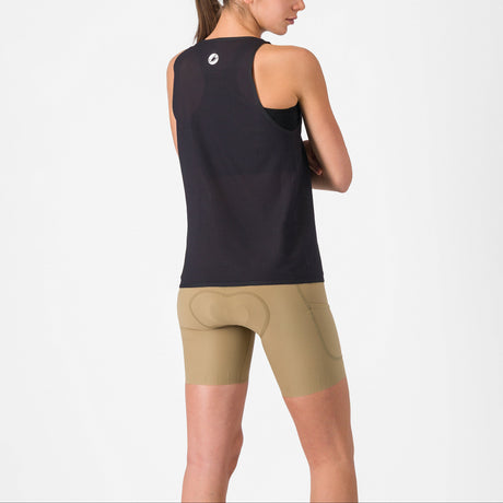 Pantaloncini donna Castelli Comfort Travel - Verde Castelli