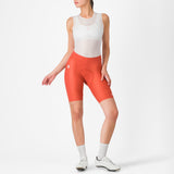 Pantaloncini donna Castelli Espresso 2 DT - Arancio