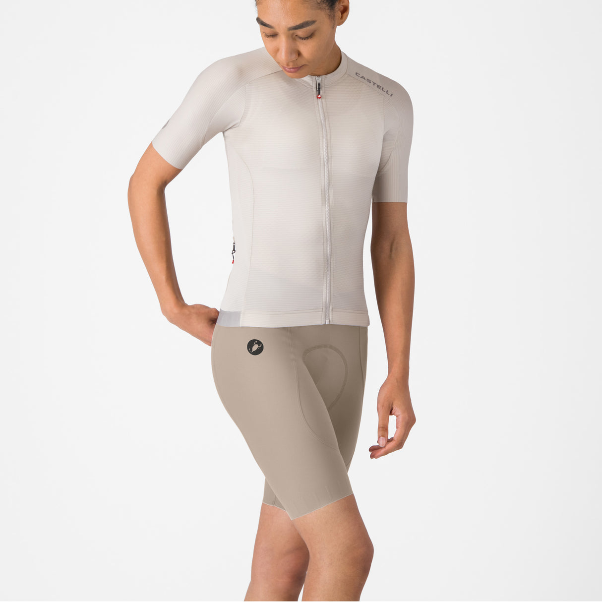 Pantaloncini donna Castelli Espresso 2 DT - Beige