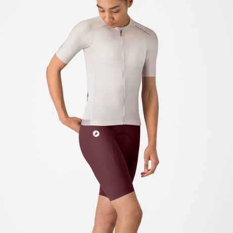 Castelli Espresso 2 DT women shorts - Bordeaux