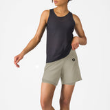 Pantaloncini donna Castelli Movement Travel - Beige Castelli