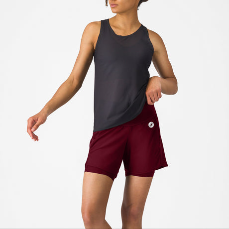 Castelli Movement Travel frau radhose - Bordeaux