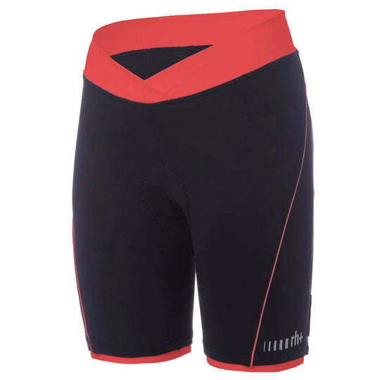 Pantaloncini donna Rh+ Pista - Nero rosa