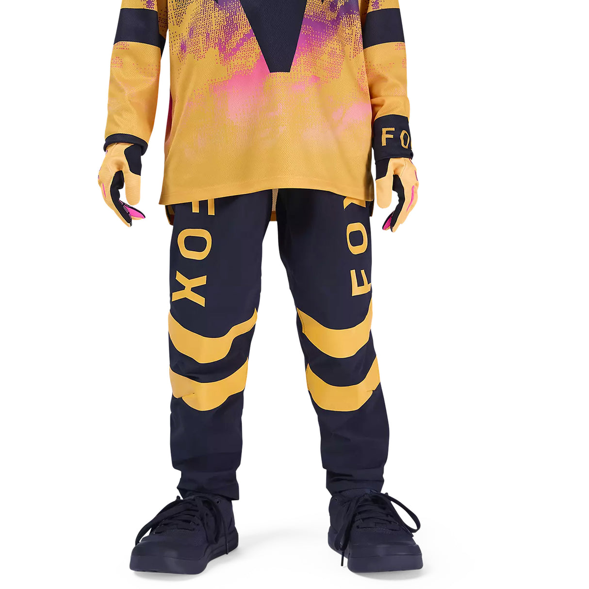 Pantaloni Bambino Fox Ranger Kairos - Nero arancio Fox