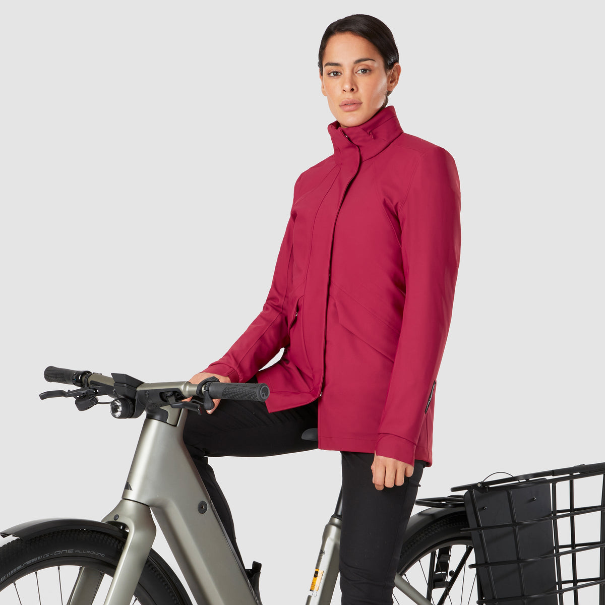 Parka donna La Passione Commuter - Rosso ciliegia La Passione