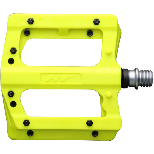 HT Nano-P PA12 flat pedals - Yellow