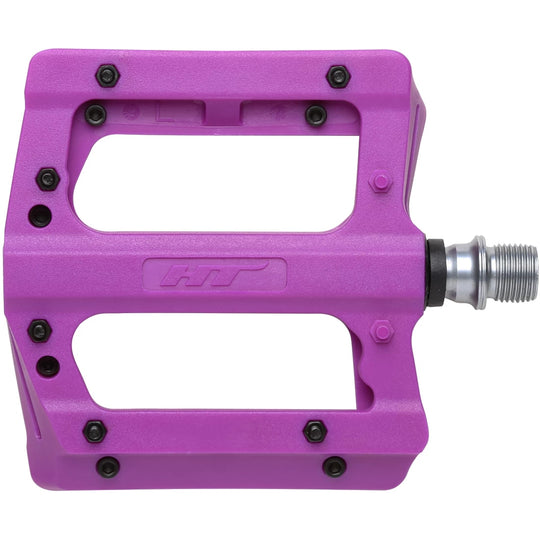 HT Nano-P PA12 flat pedals - Violet