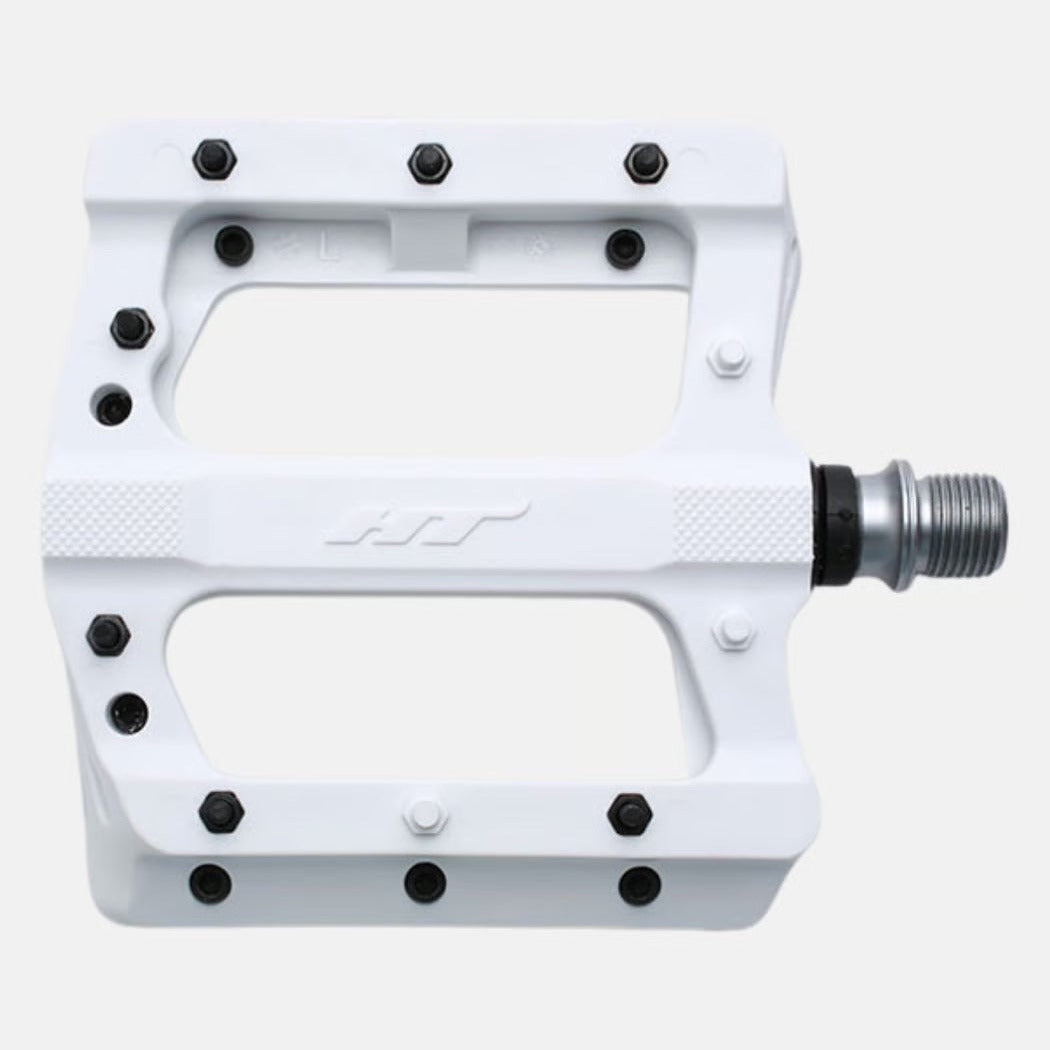 Pedali flat HT PA01A - Bianco HT-Components