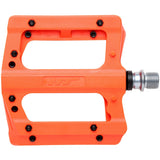Pedales flat HT PA12A - Naranja