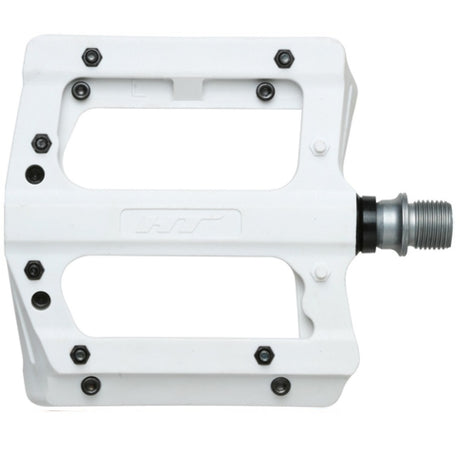 Pedali flat HT PA12A - Bianco HT-Components