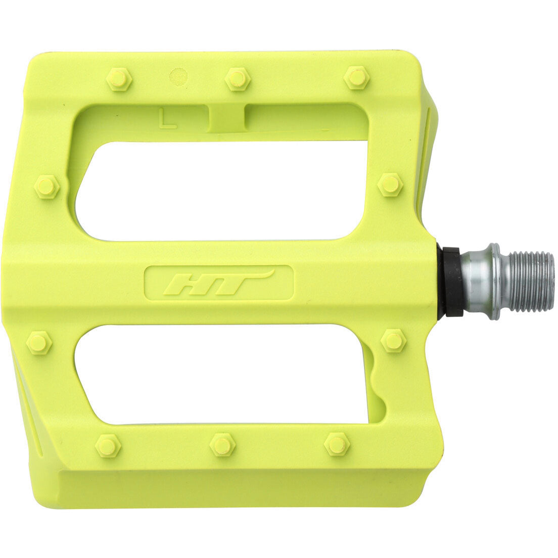 Pedali flat HT PA12A - Lime HT-Components