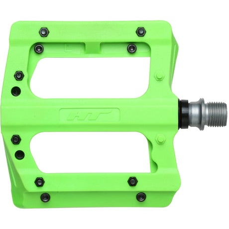 Pedali flat HT PA12A - Verde HT-Components