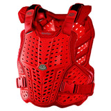 Paire de protection pour enfant Troy Lee Designs Rockfight Chest - Rouge