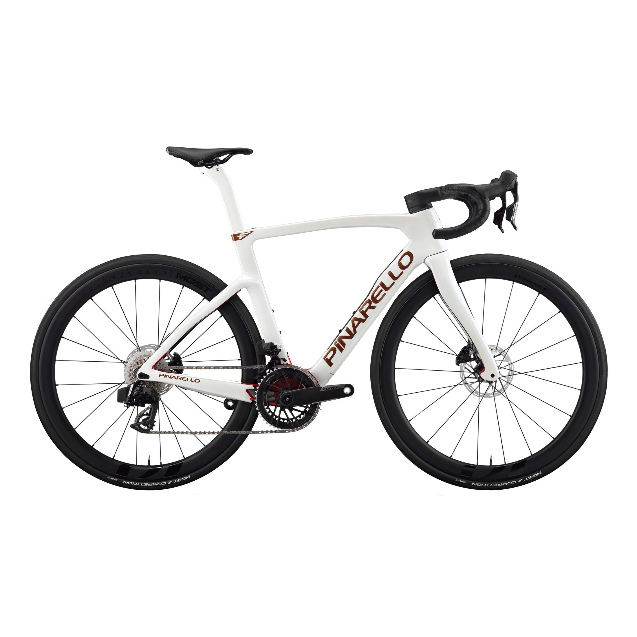 Pinarello F7 Disk Force AXS Ultrafast 45 - White | All4cycling