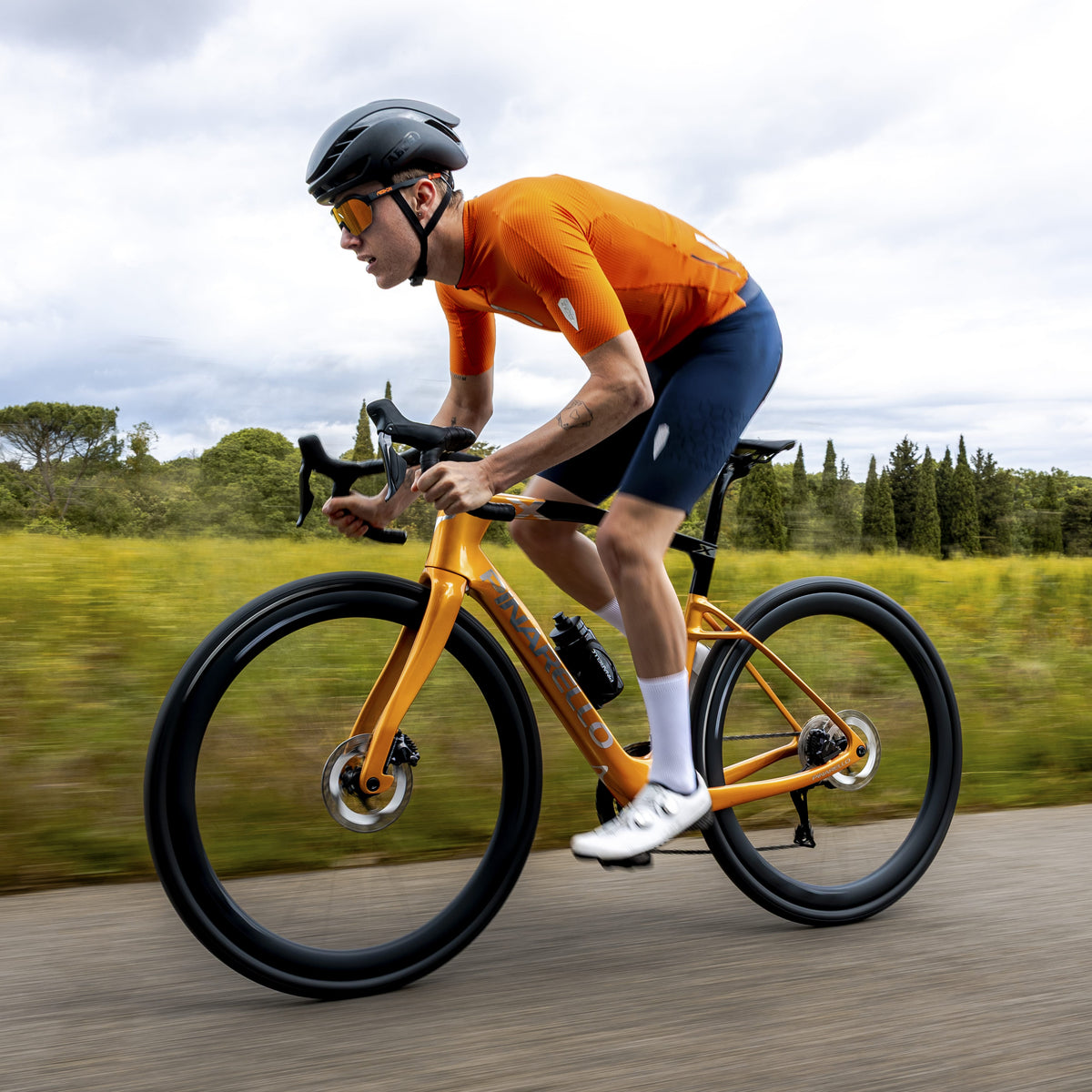 Pinarello X7 Ultegra Di2 Most Ultrafast - Arancio Pinarello