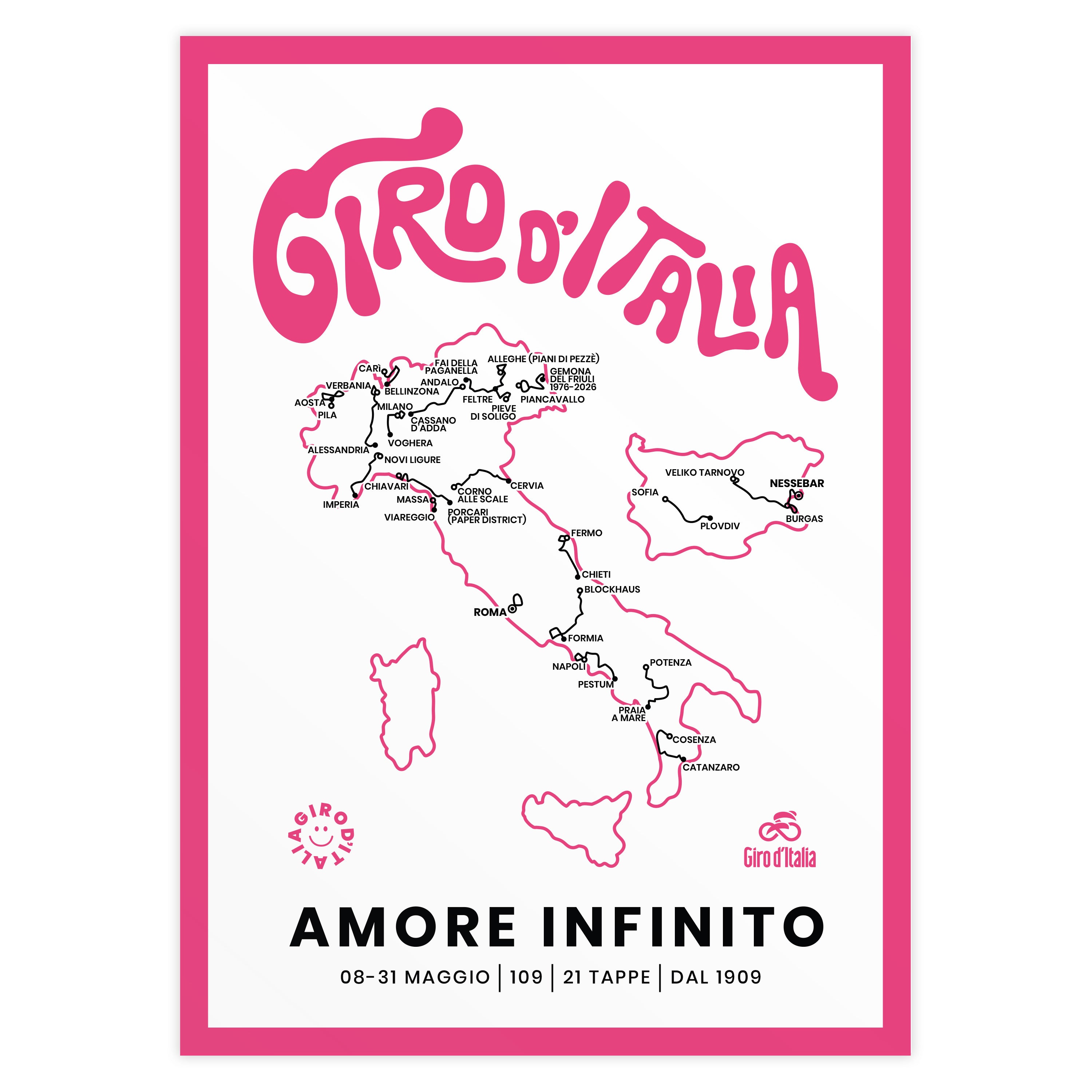 Póster Giro d'Italia - #109
