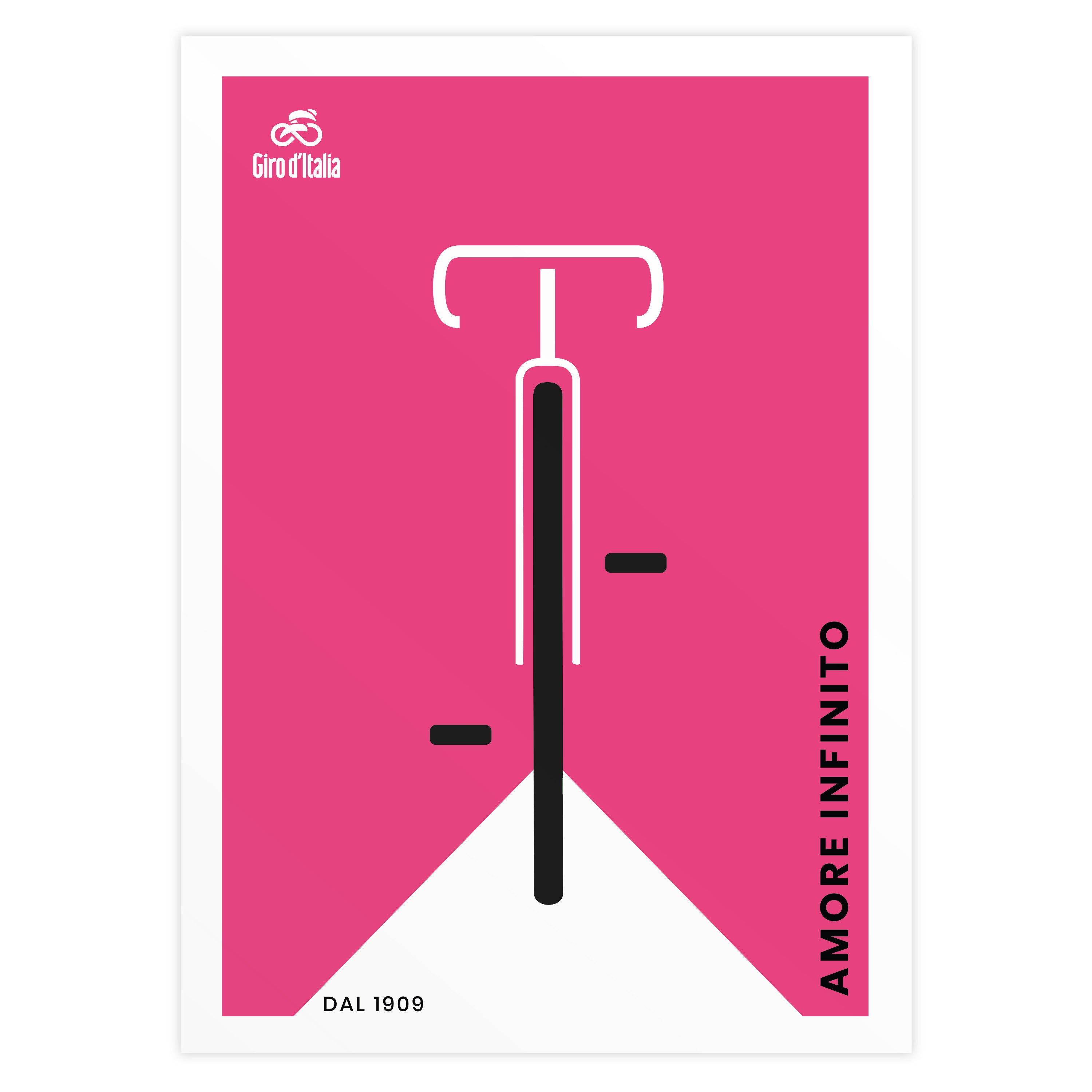 Poster Giro d'Italia - Bici