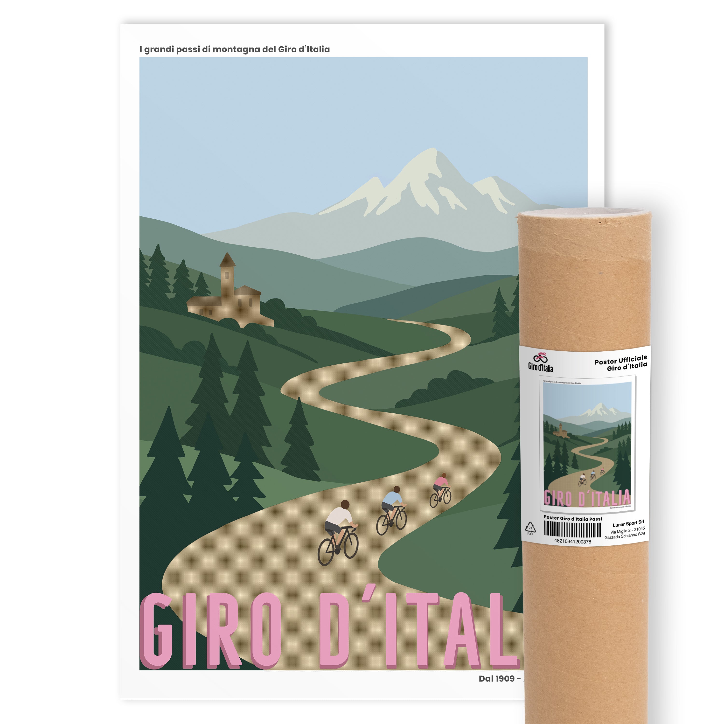 Póster Giro d'Italia - I Grandi Passi