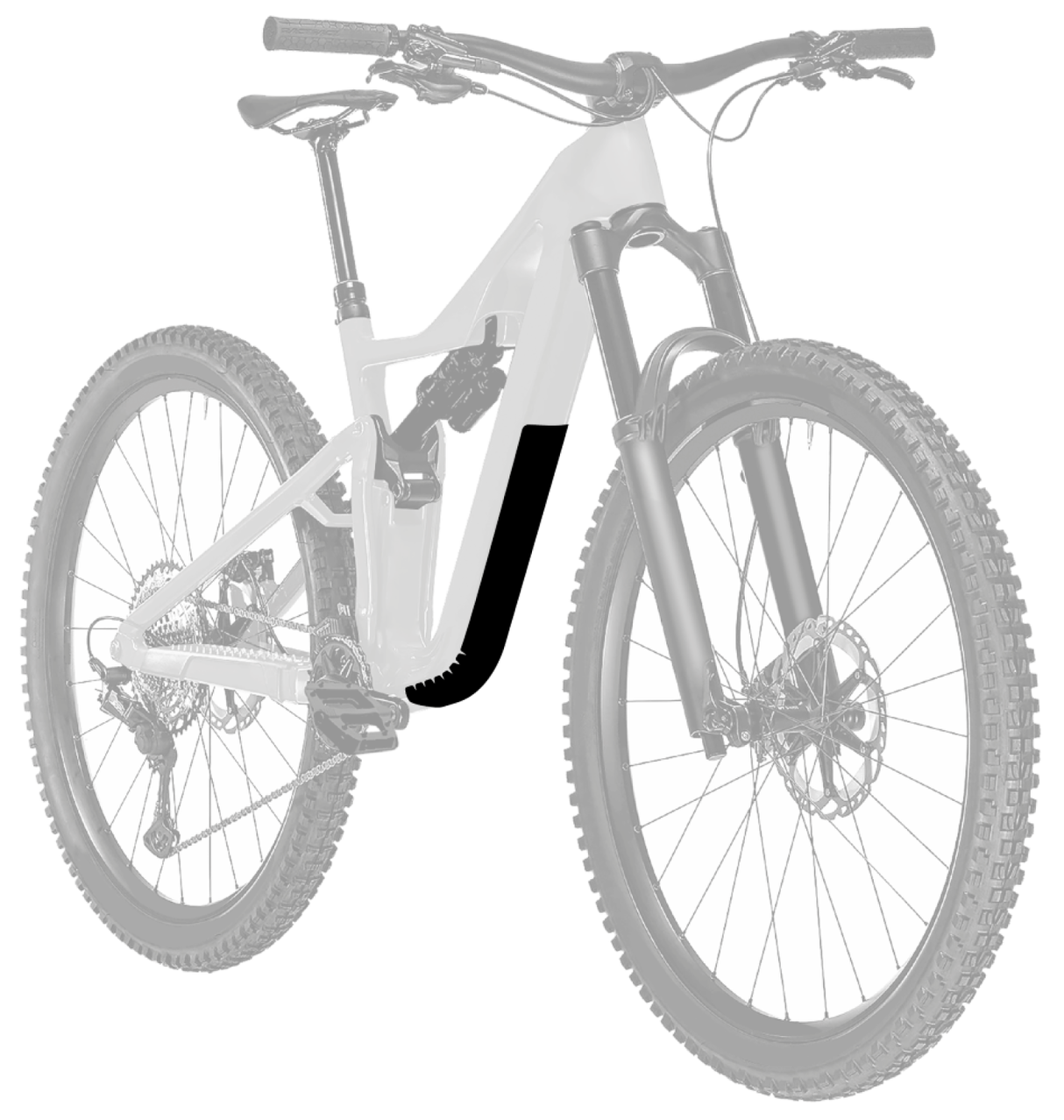 Protezione Telaio Zefal DT Armor XL - Nero Zefal