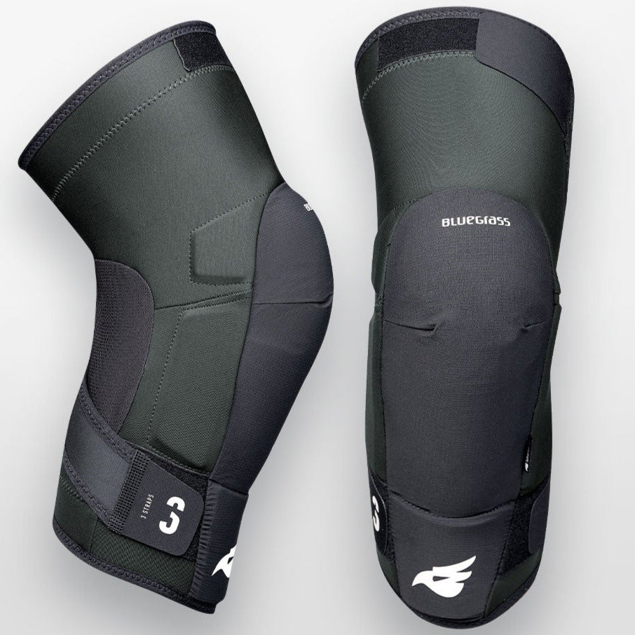 Protezioni ginocchia Bluegrass 3Straps - Nero Bluegrass