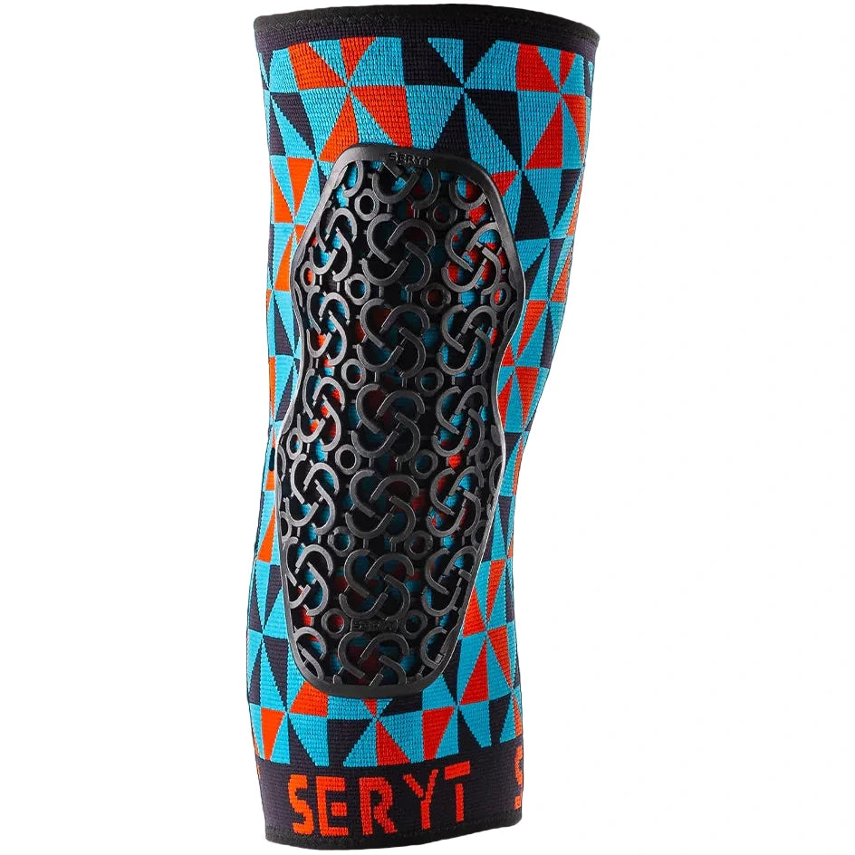 Protezioni ginocchio Seryt Flow - Azzurro rosso Seryt