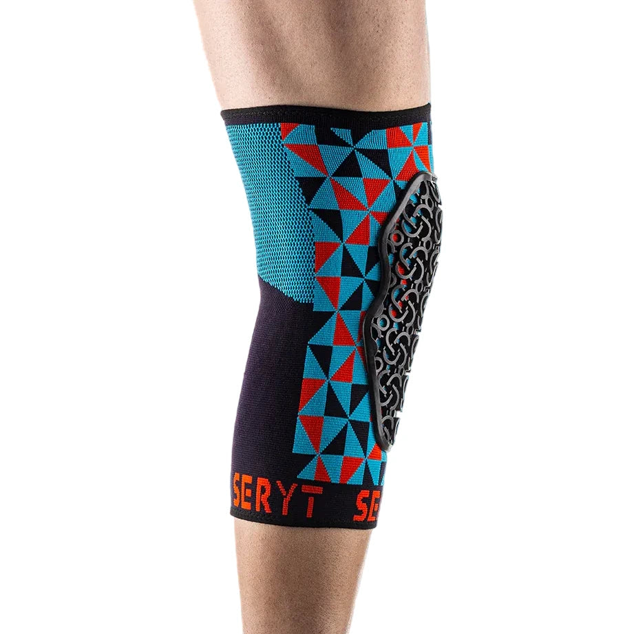 Protezioni ginocchio Seryt Flow - Azzurro rosso Seryt