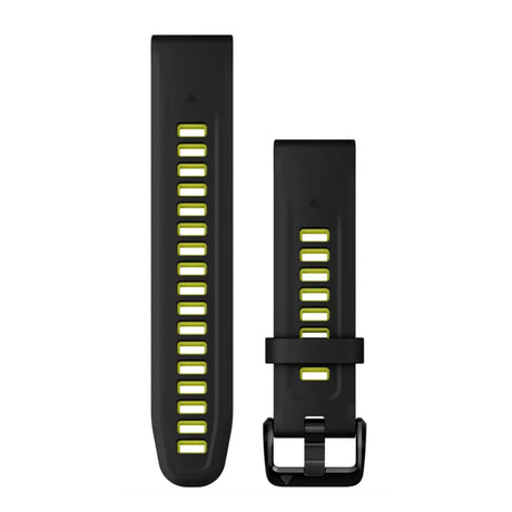 Cinturino Garmin QuickFit 20 - Nero giallo - M