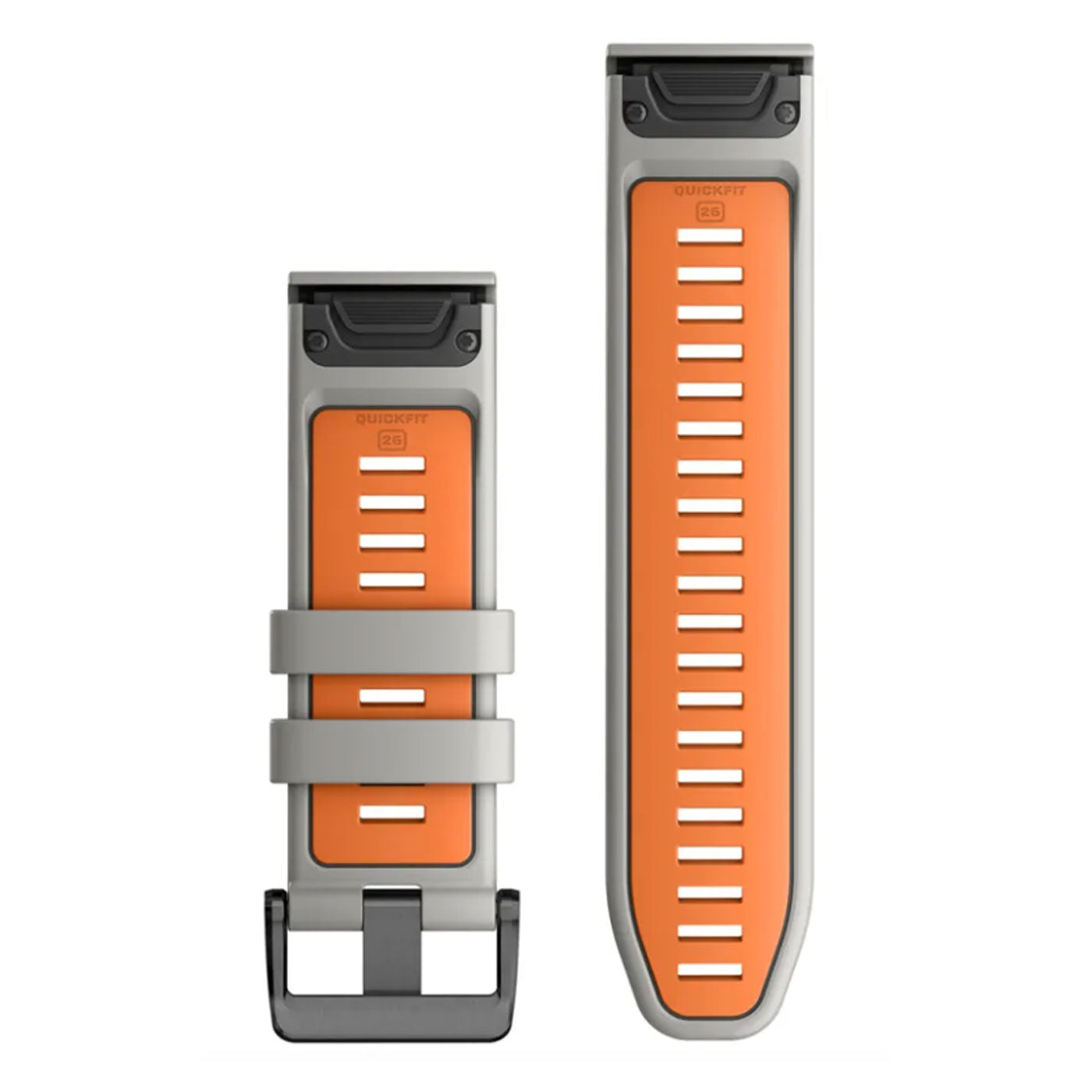 Cinturino Garmin QuickFit 26 - Bianco arancio - Q