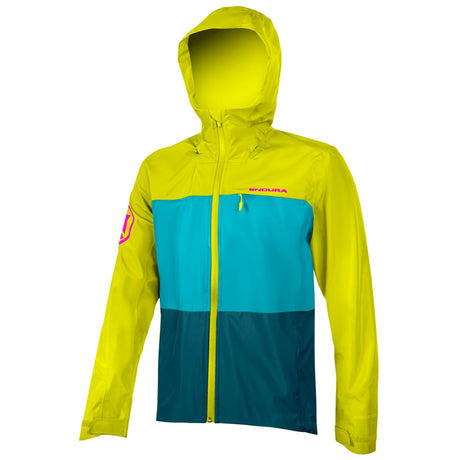 Giacca Endura SingleTrack 2 - Giallo Azzurro - E
