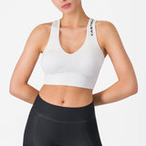 Sosten Castelli Comfort Travel Crop Top - Blanco