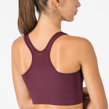 Soutien-gorge Castelli Comfort Travel Crop Top - Bordeaux