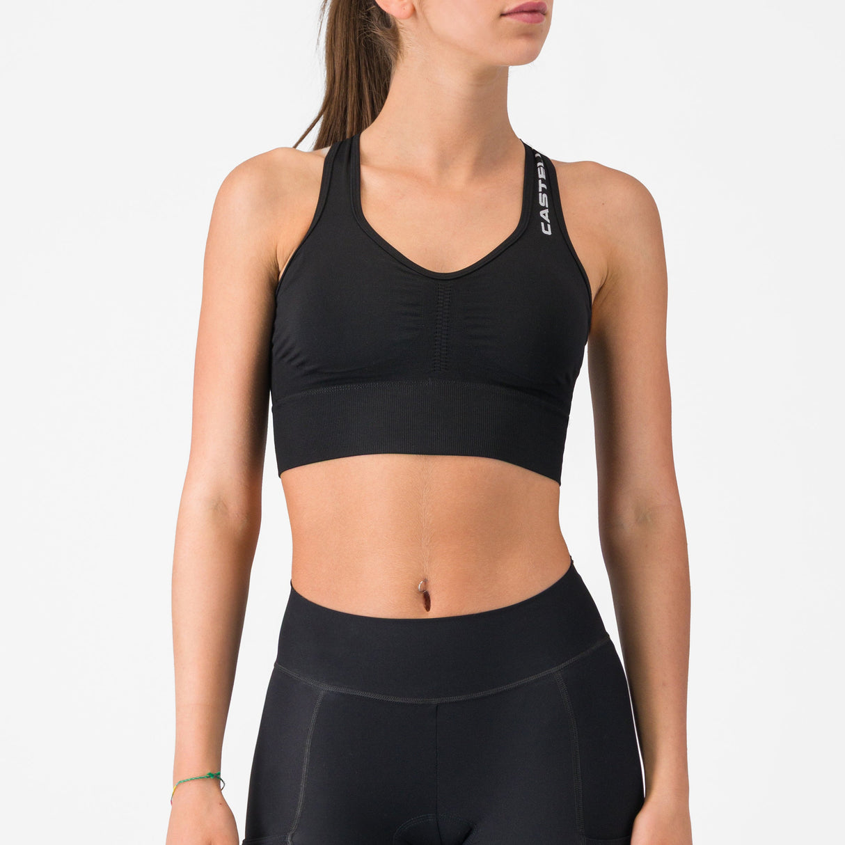 Castelli Comfort Travel Crop Top bra - Black