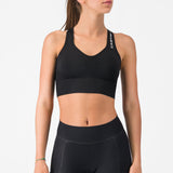 Castelli Comfort Travel Crop Top bra - Black