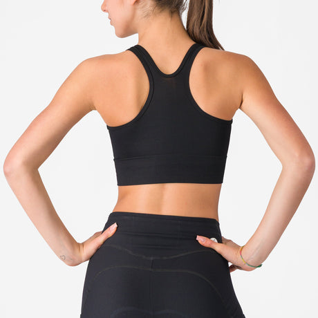 Sport-BH Castelli Comfort Travel Crop Top - Schwarz