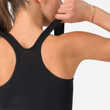 Castelli Comfort Travel Crop Top bra - Black