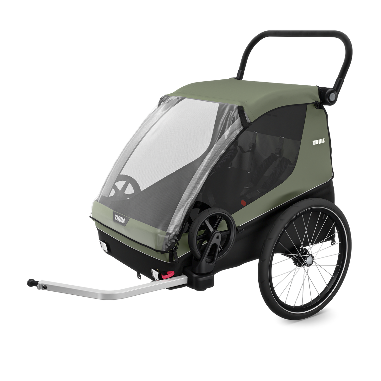 Rimorchio da bici Thule Courier - Verde Thule