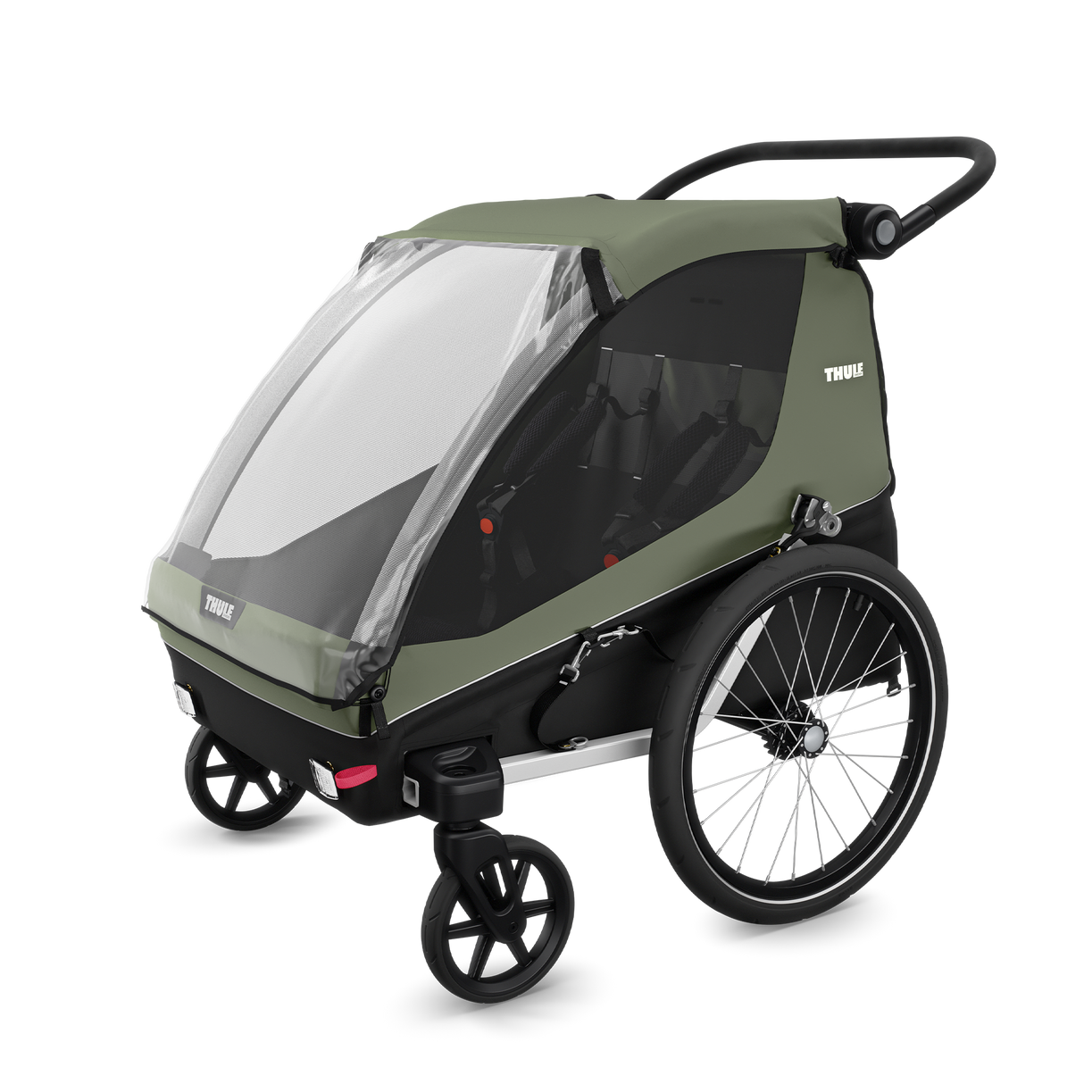 Rimorchio da bici Thule Courier - Verde Thule