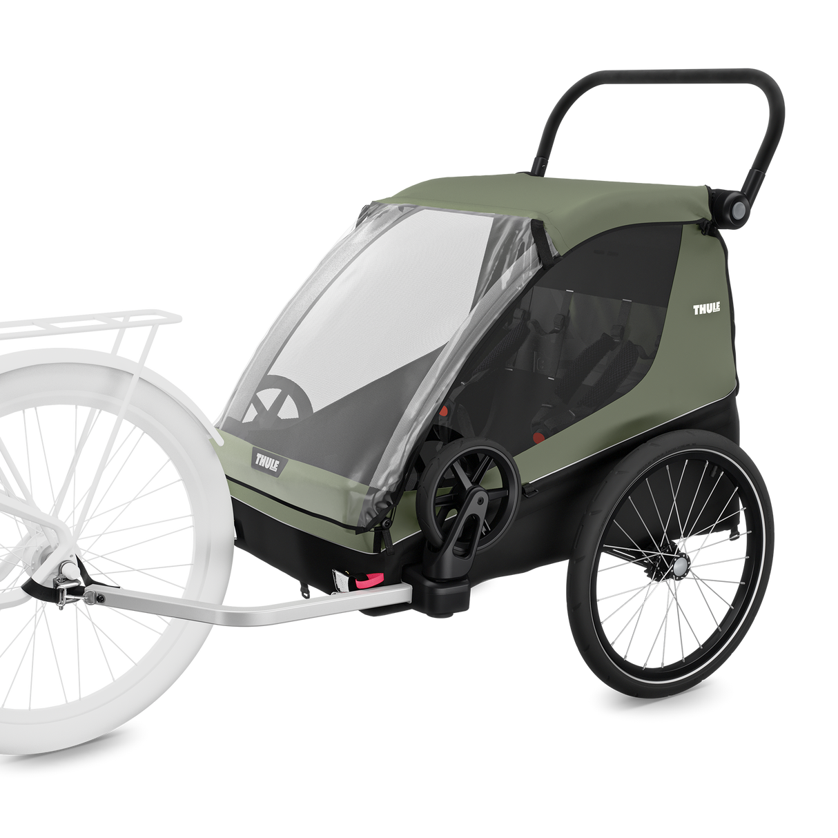 Rimorchio da bici Thule Courier - Verde Thule