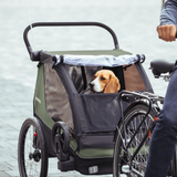 Rimorchio da bici Thule Courier - Verde Thule