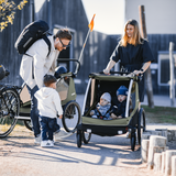 Rimorchio da bici Thule Courier - Verde Thule